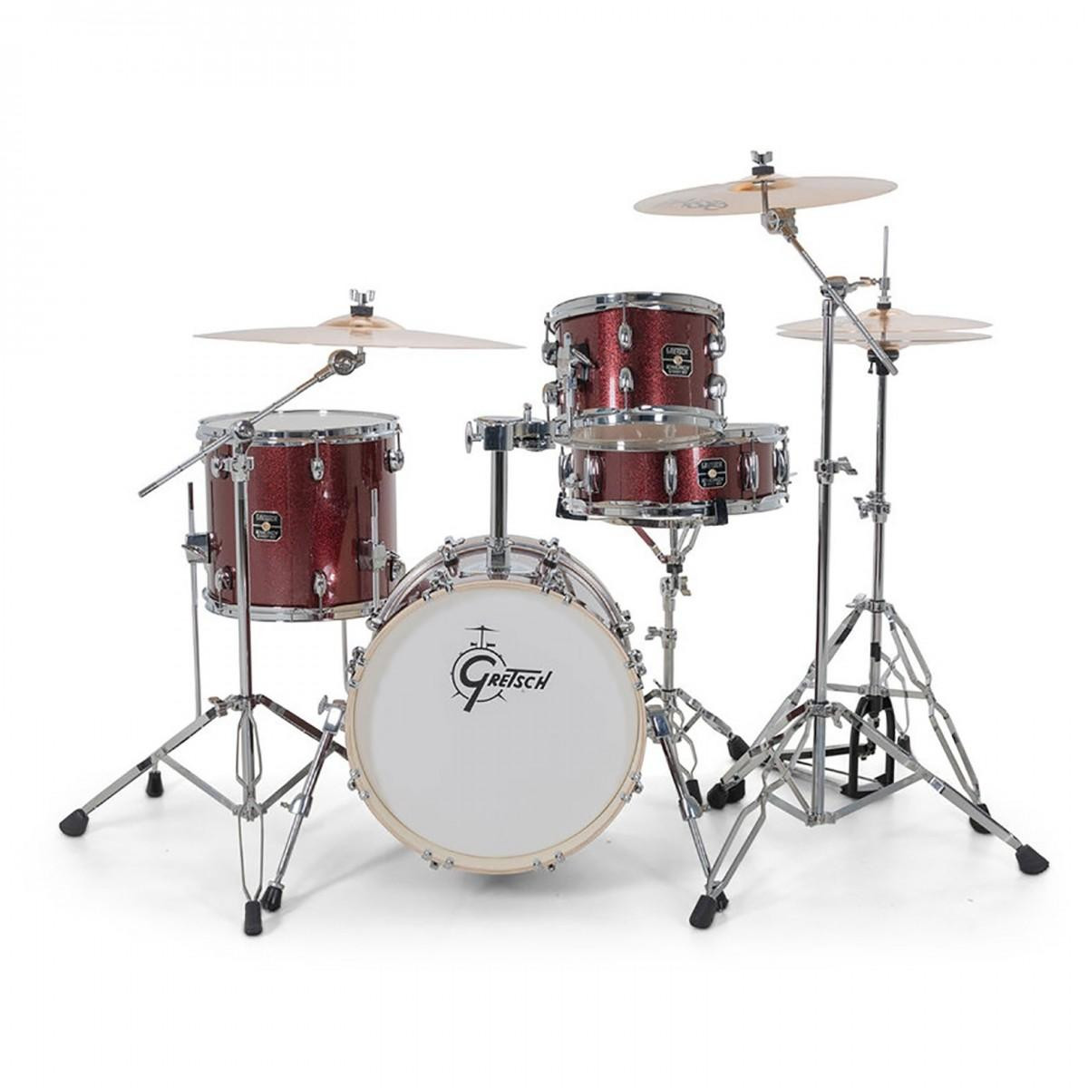 Gretsch Energy Street 16" Acoustic Drum Kit in Ruby Sparkle - Image 5
