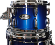 Pearl MM6 22" Acoustic Drum Kit in Kolbalt Blue Fade - Image 3