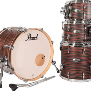 Pearl Professional Series 20" Acoustic Drum Kit in Matte Mocha Swirl