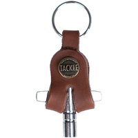 Tackle Instrument Supply Co. Drum Key with Leather Case Mahogany - Image 2