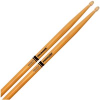 Promark Rebound 5B ActiveGrip Clear Hickory Drumsticks Wood Tip - Image 2