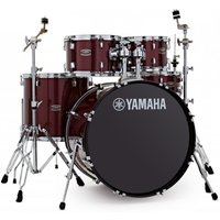 Yamaha Rydeen 20" Drum Kit w/ Hardware Burgundy Glitter - Image 2
