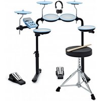 VISIONDRUM Electronic Drum Kit with Stool and Headphones Blue - Image 2