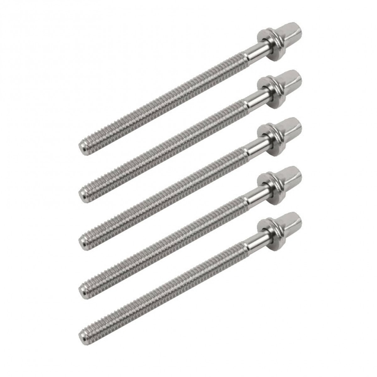 WorldMax 65mm Tension Rods 5 Pack Chrome