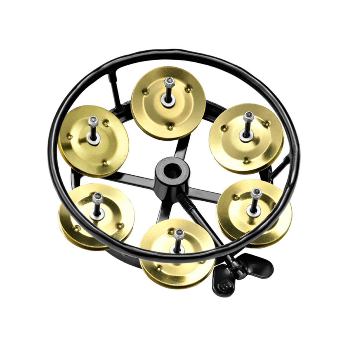 Meinl Percussion Hi-Hat Tambourine Brass Jingles THH1BBK