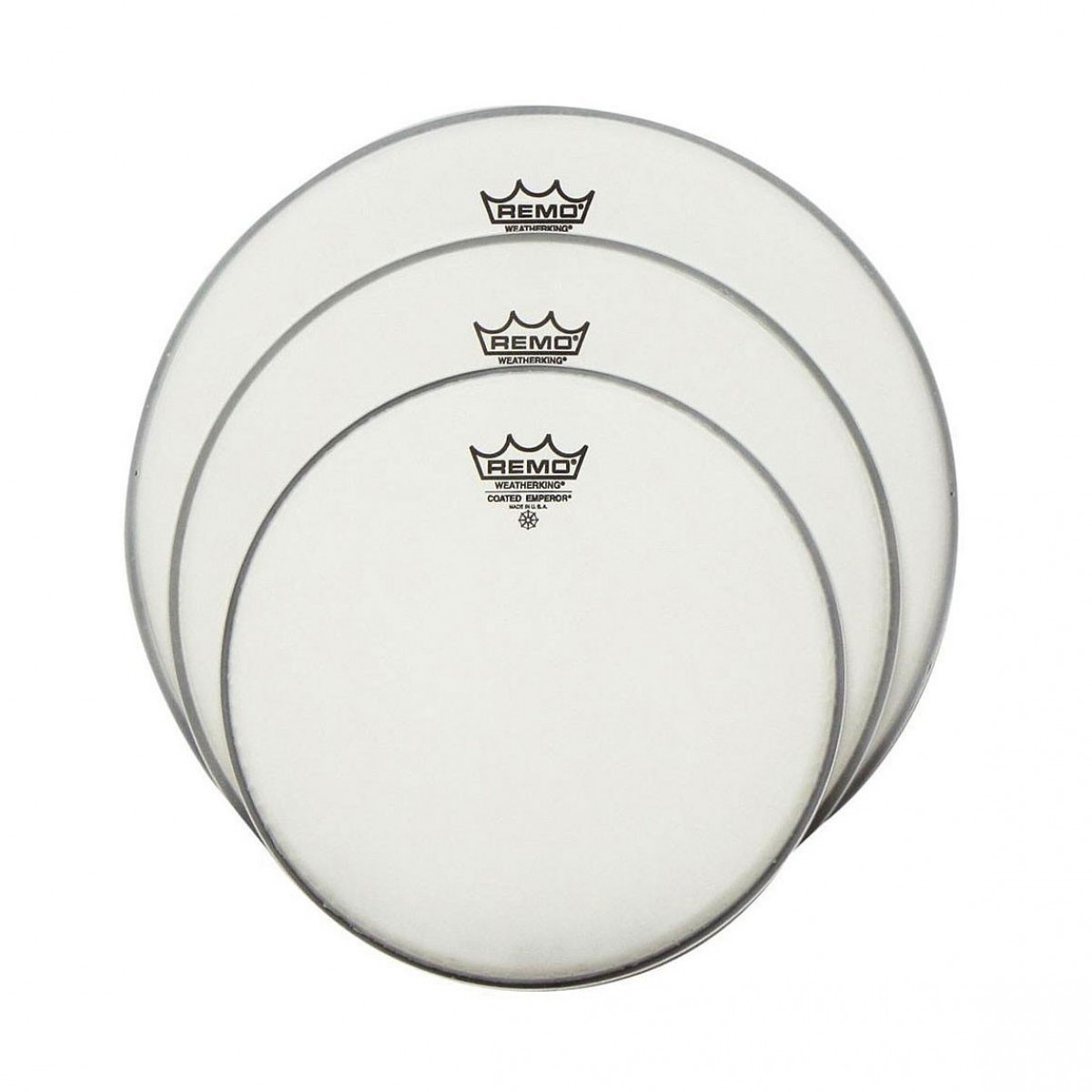 Remo Emperor Coated Tom Pack - 10 12 16" Heads