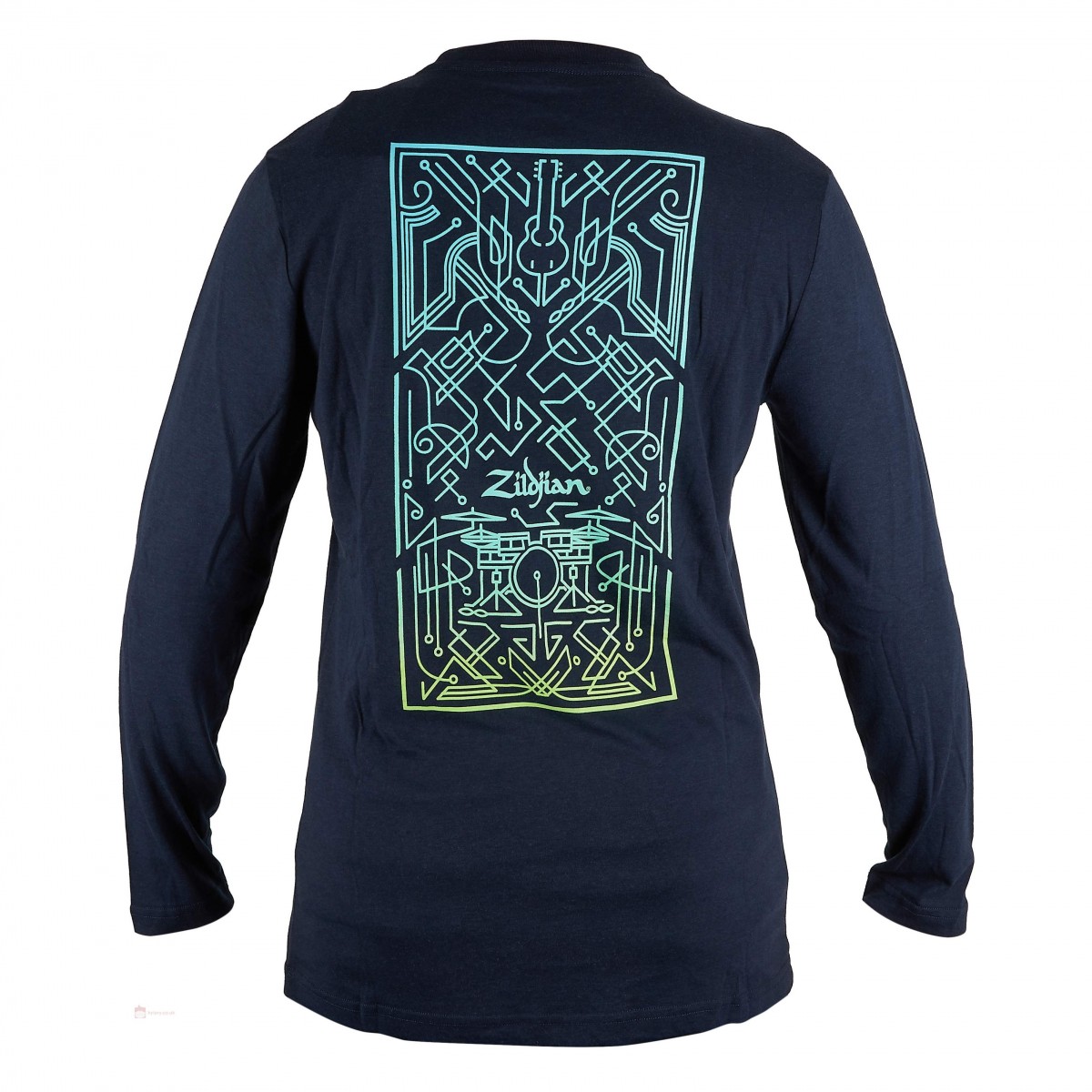 Zildjian Art Deco Long Sleeve T-Shirt Medium