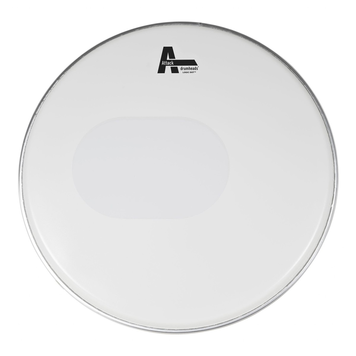 Attack 14" LOGICDOT 1Ply Top Oval Dot No Overtone Drum Head