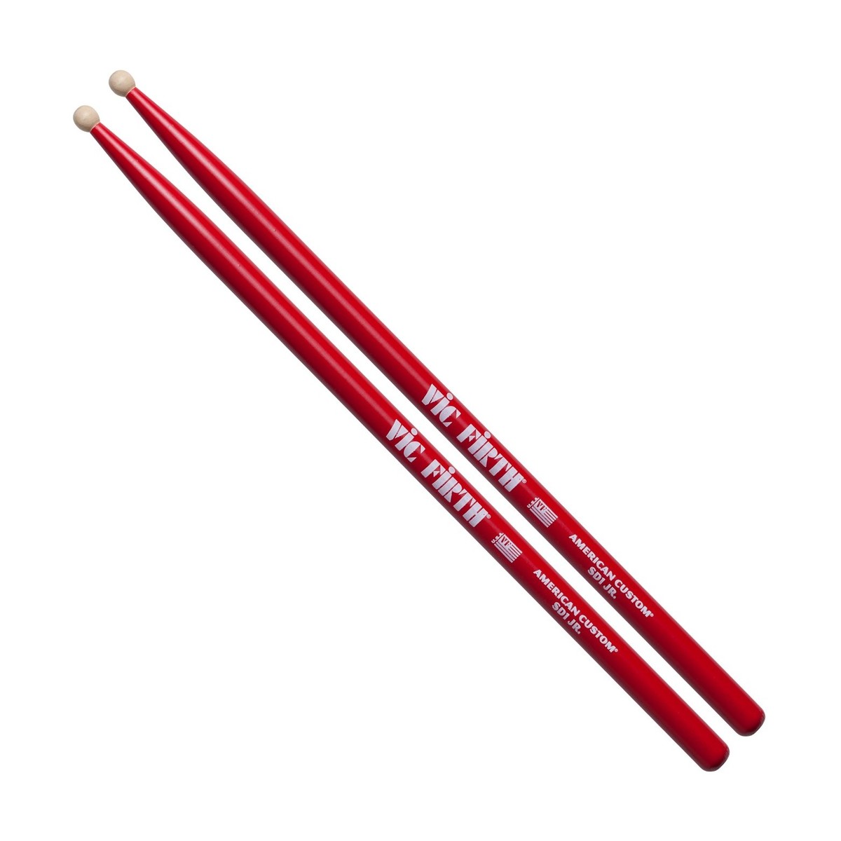 Vic Firth American Custom SD1 Junior Drumsticks Wood Tip