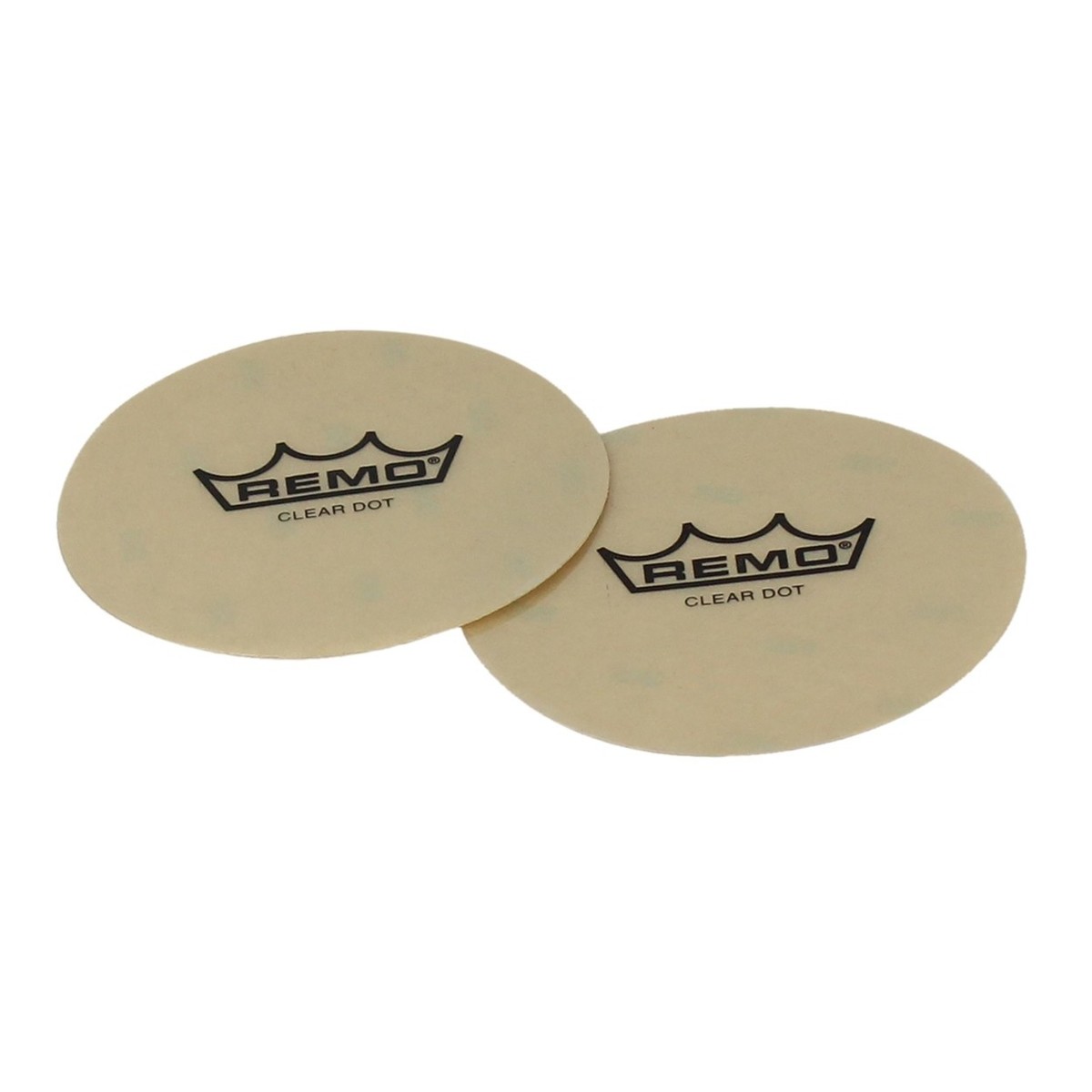 Remo 4 Clear Dot Sound Control Patch 2 Pack