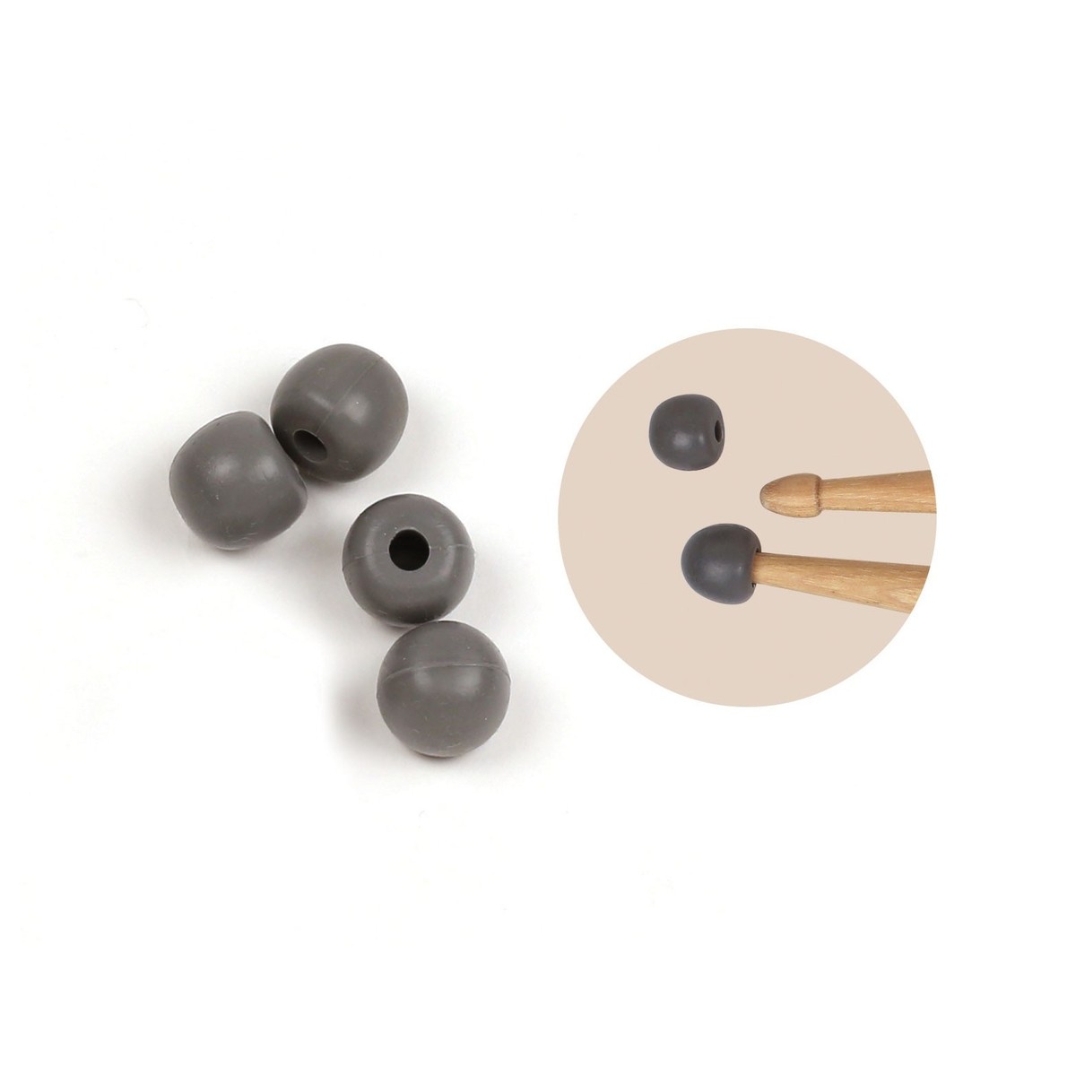 Vic Firth Universal Practice Tips Grey