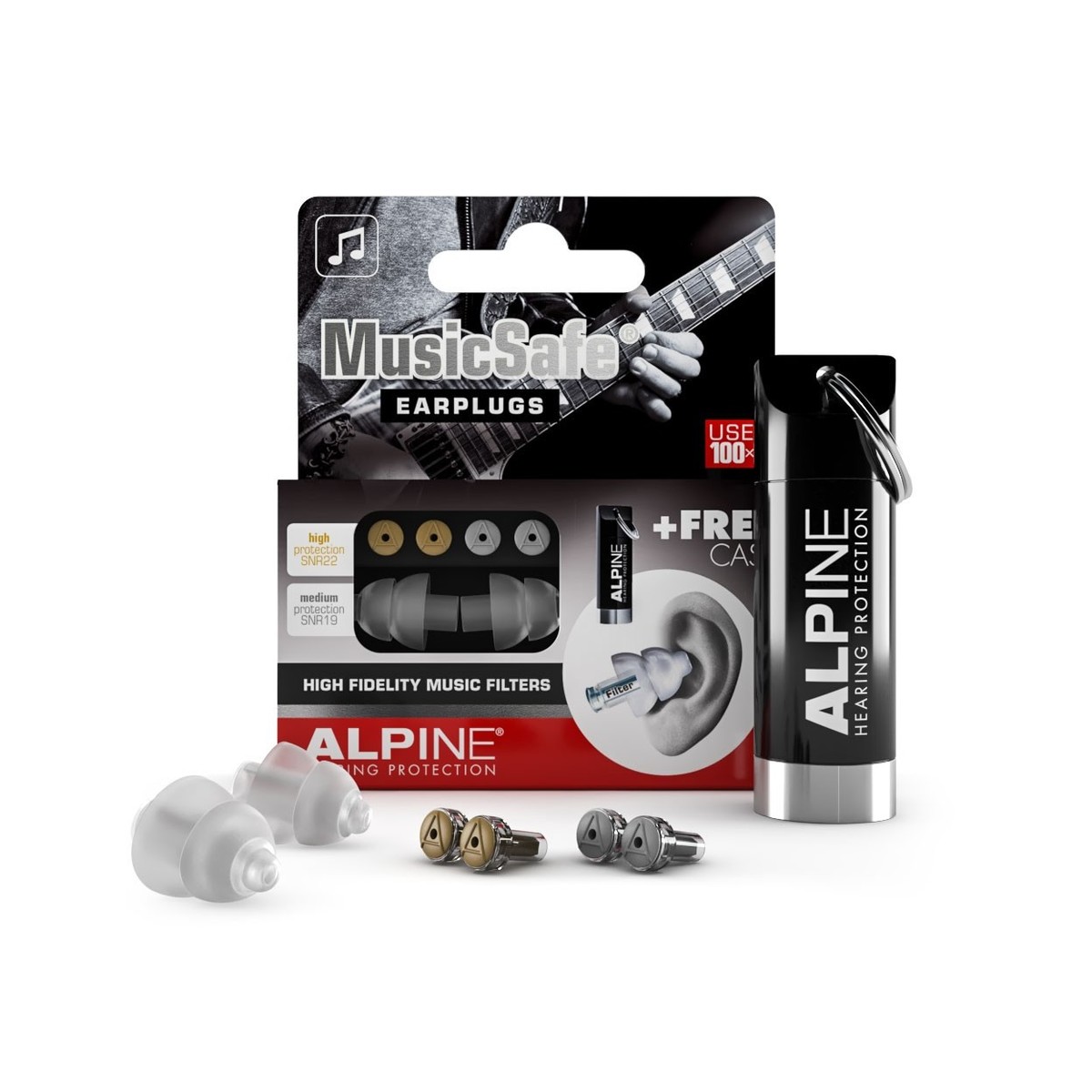 Alpine MusicSafe Earplugs Translucent