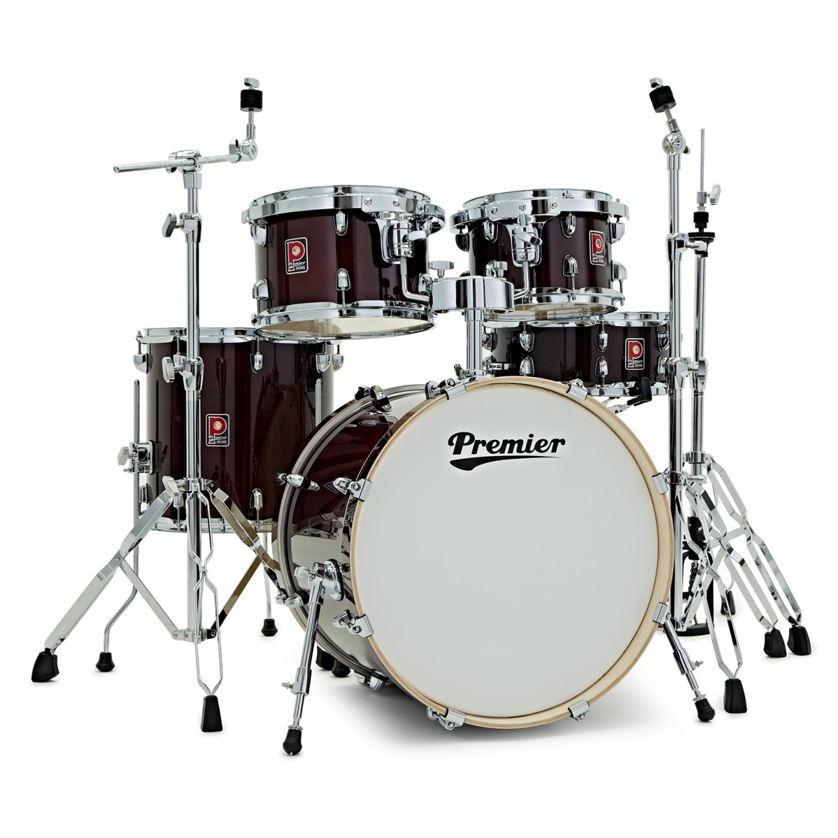 Premier Artist 20" 5pc Fusion Drum Kit Cherry Red