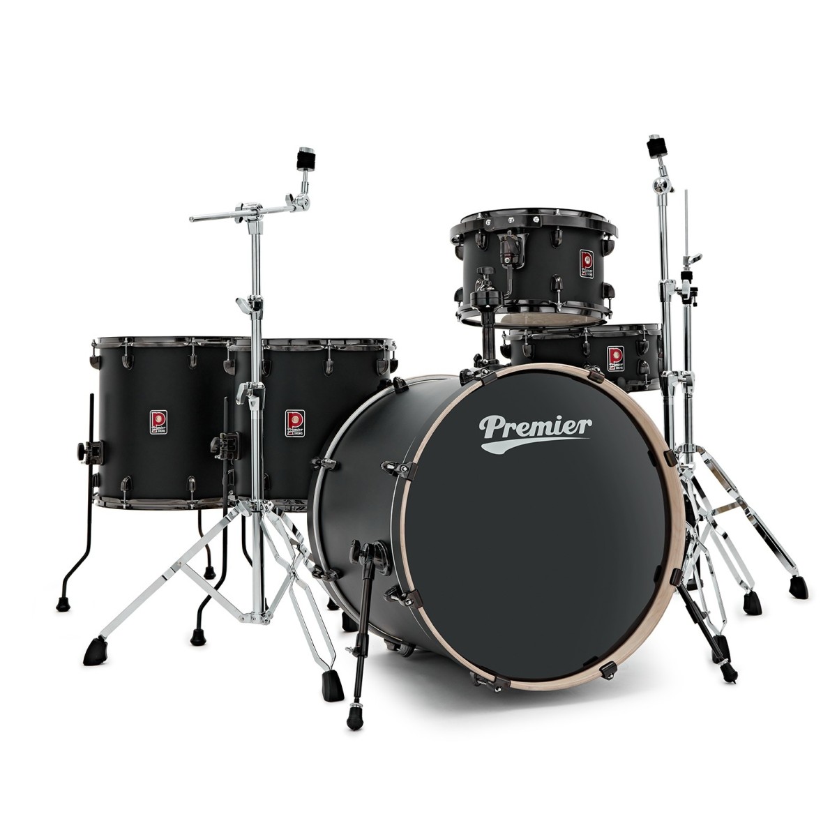 Premier Artist 22" 5pc Heavy Rock Drum Kit Matte Black