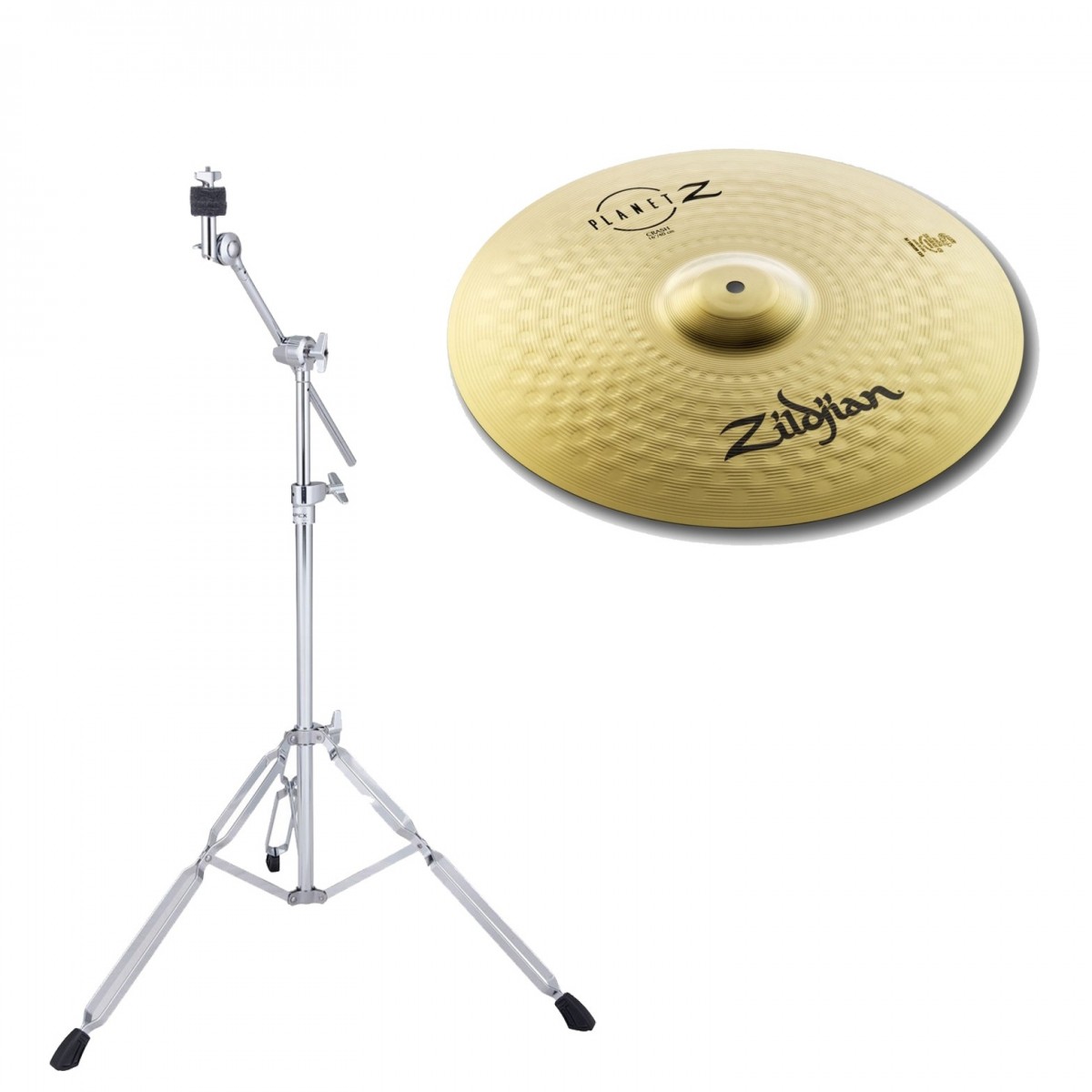Zildjian Planet Z 16" Crash & Boom Stand