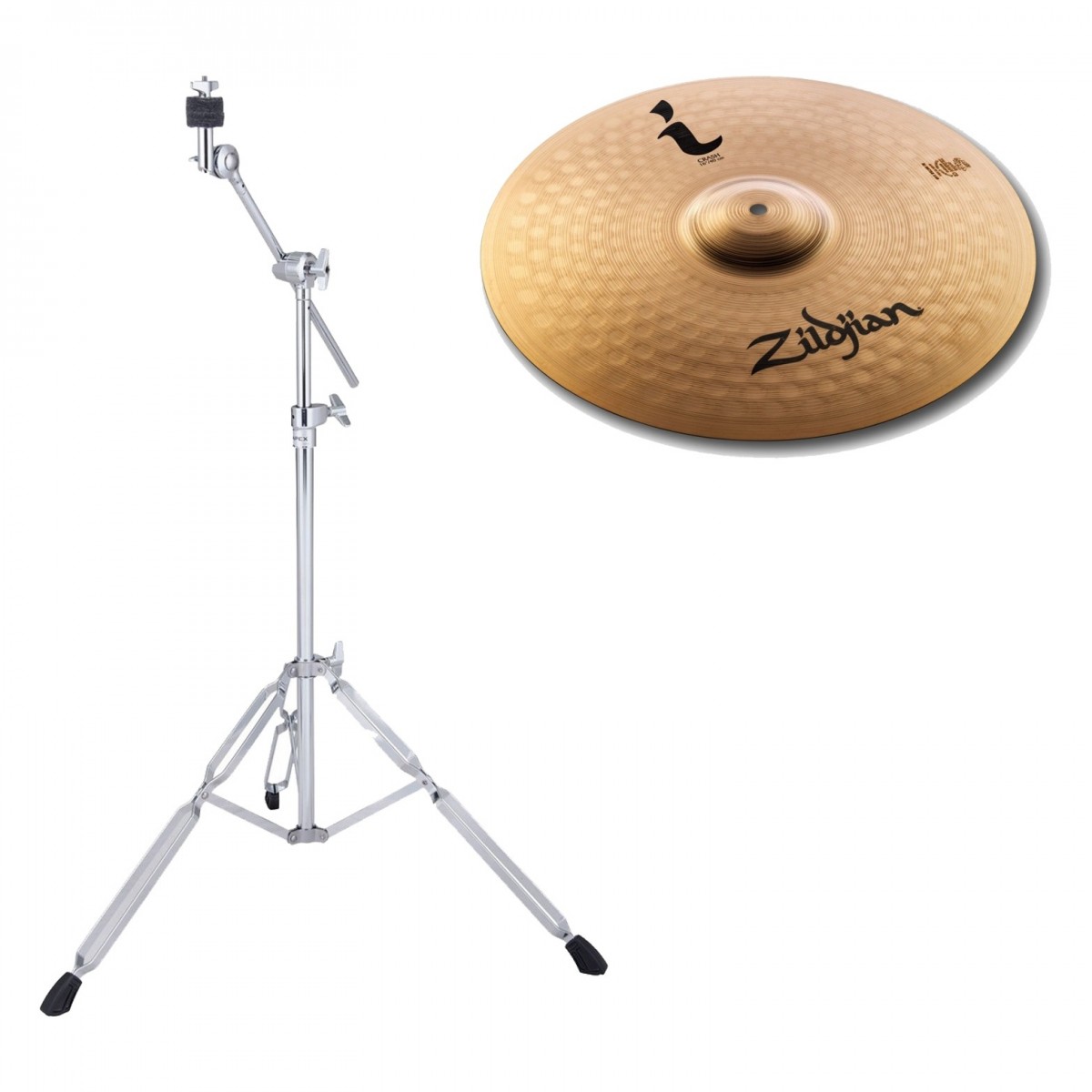 Zildjian I Family 16 Crash Cymbal & Boom Stand