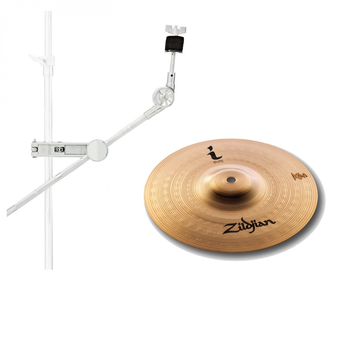 Zildjian I Family 10 Splash Cymbal & Cymbal Grabber Boom Arm
