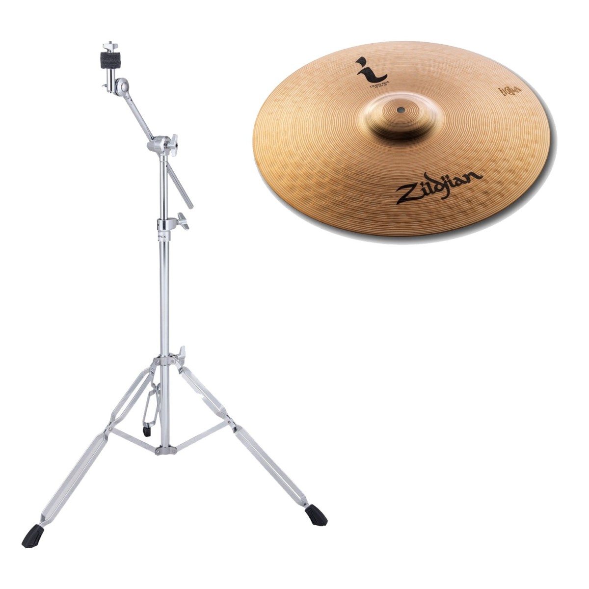 Zildjian I Family 18 Crash Ride Cymbal & Boom Stand