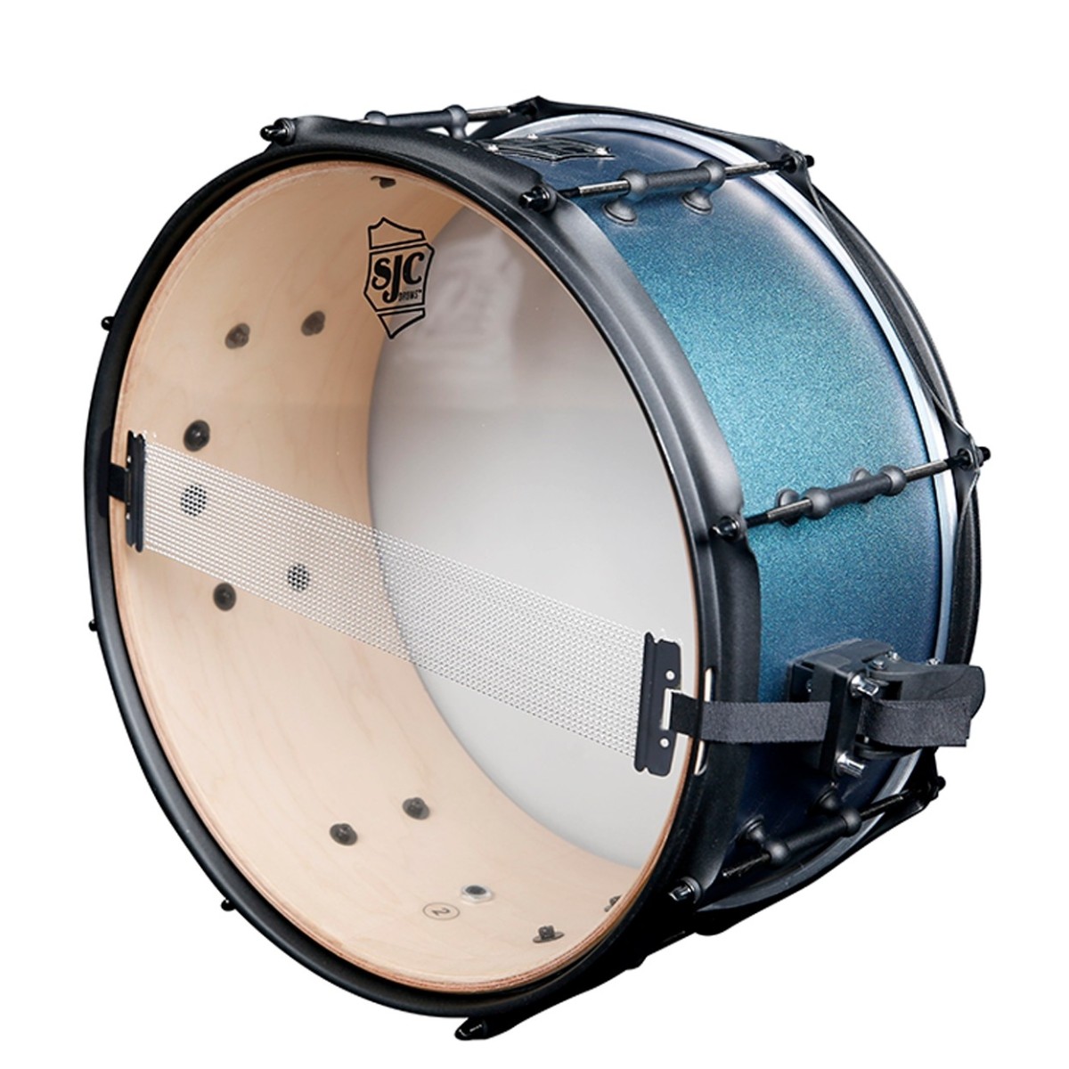 SJC Drums Pathfinder 14 x 6.5 Snare Drum Pacific Teal - Image 3