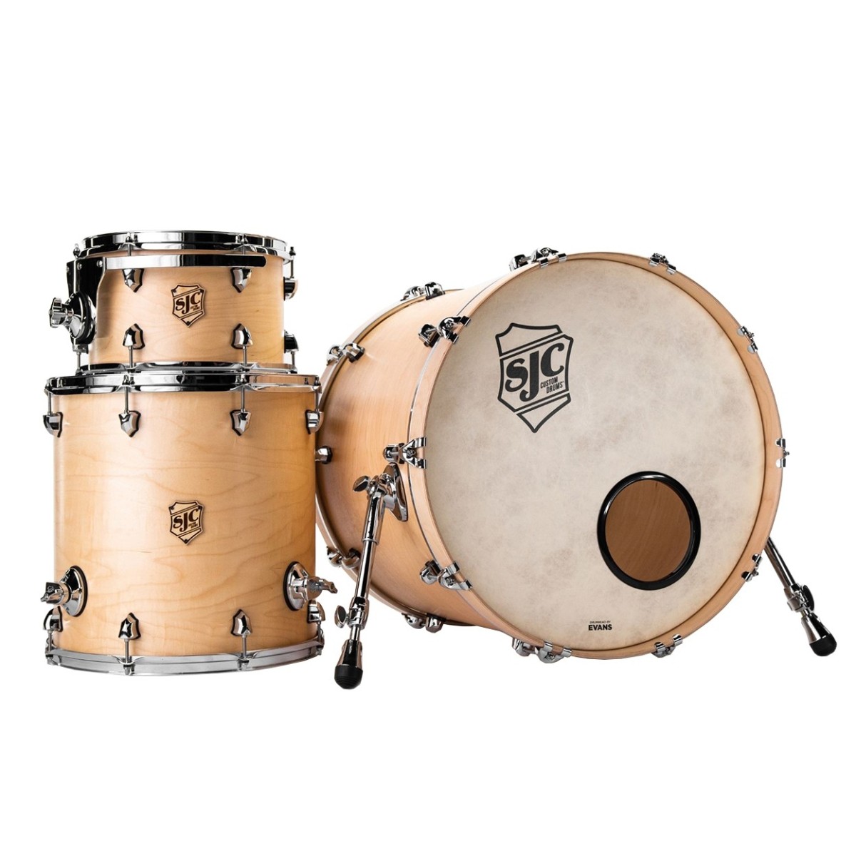 SJC Drums Tour Series 3pc Shell Pack Natural