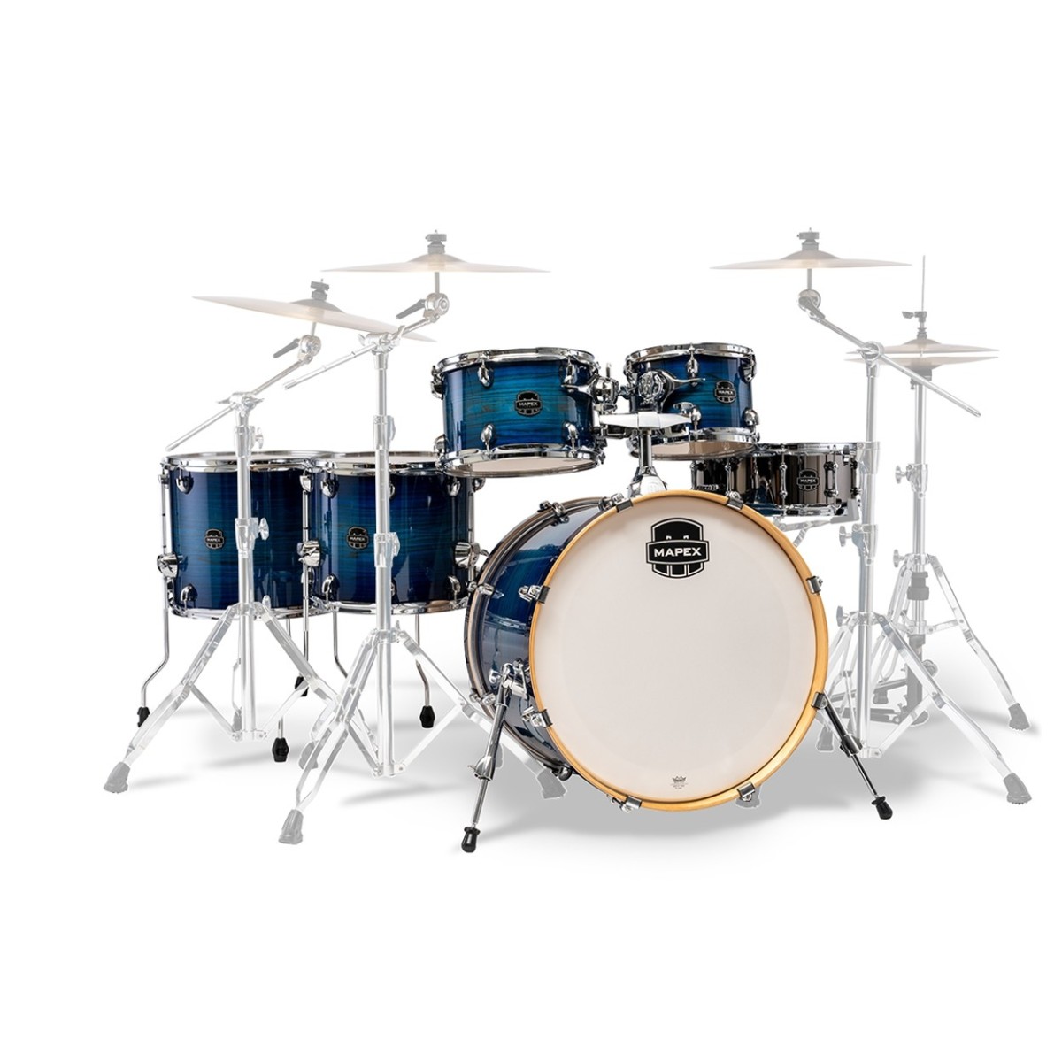 Mapex Armory 22 LA Fusion 6pc Shell Pack Blue Wave Burst