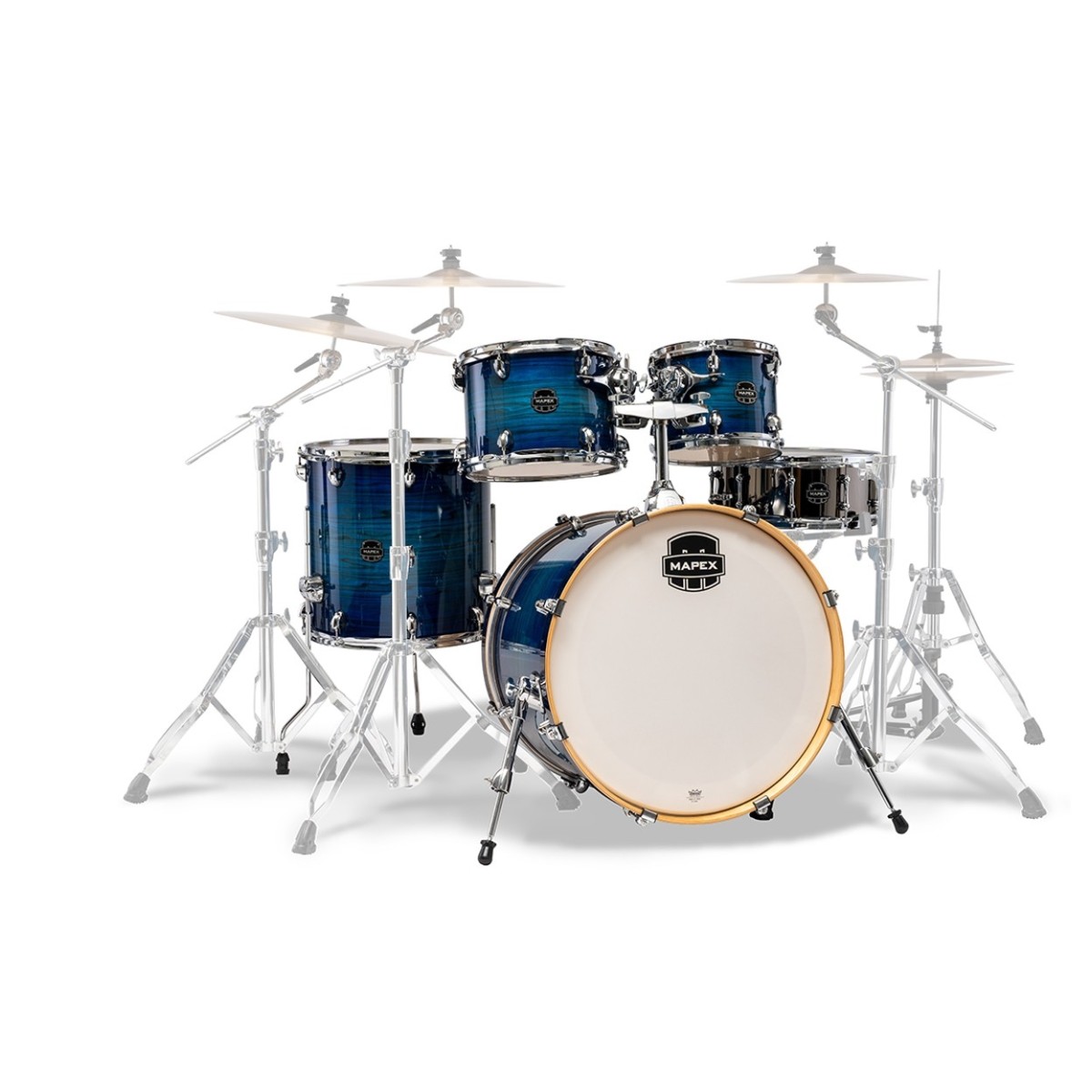 Mapex Armory 22 Rock Fusion 5pc Shell Pack Blue Wave Burst