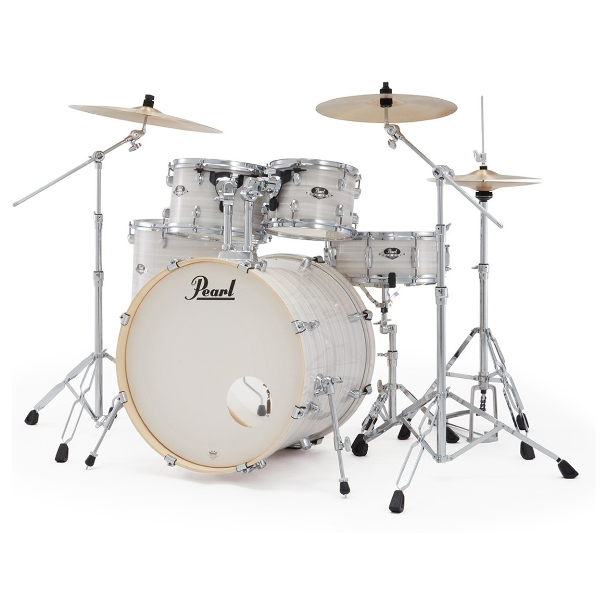 Pearl Export 22 USA Fusion Drum Kit Slipstream White