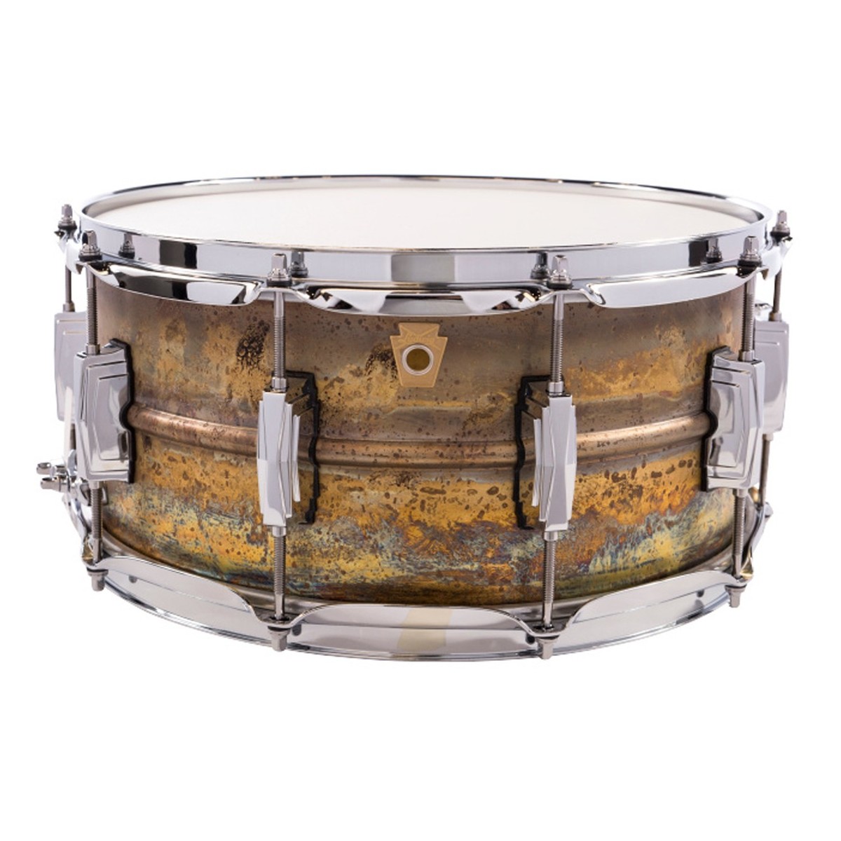 Ludwig 14 x 6.5 Raw Brass Snare Drum