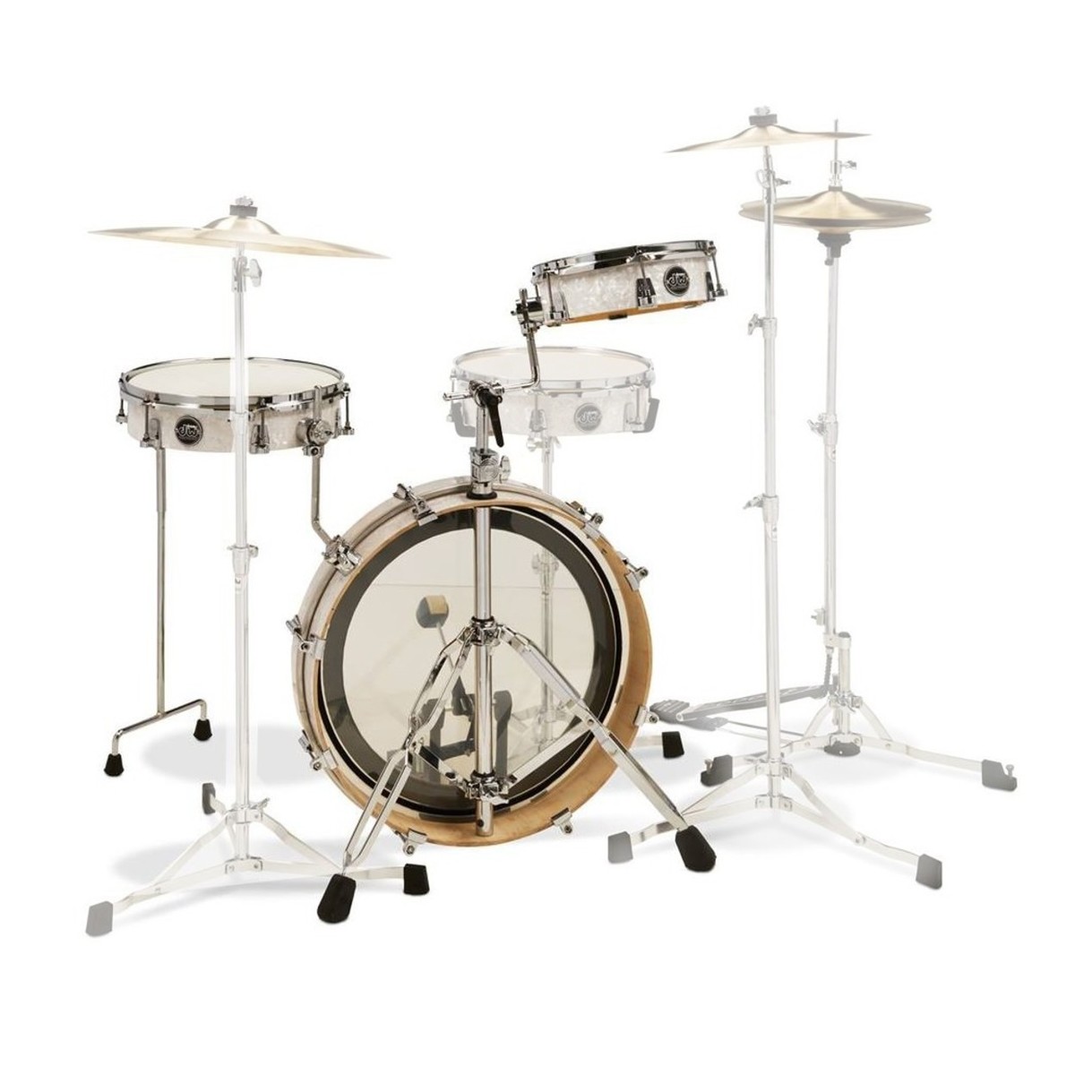 DW Performance Series 20 3pc LowPro kit - White Marine