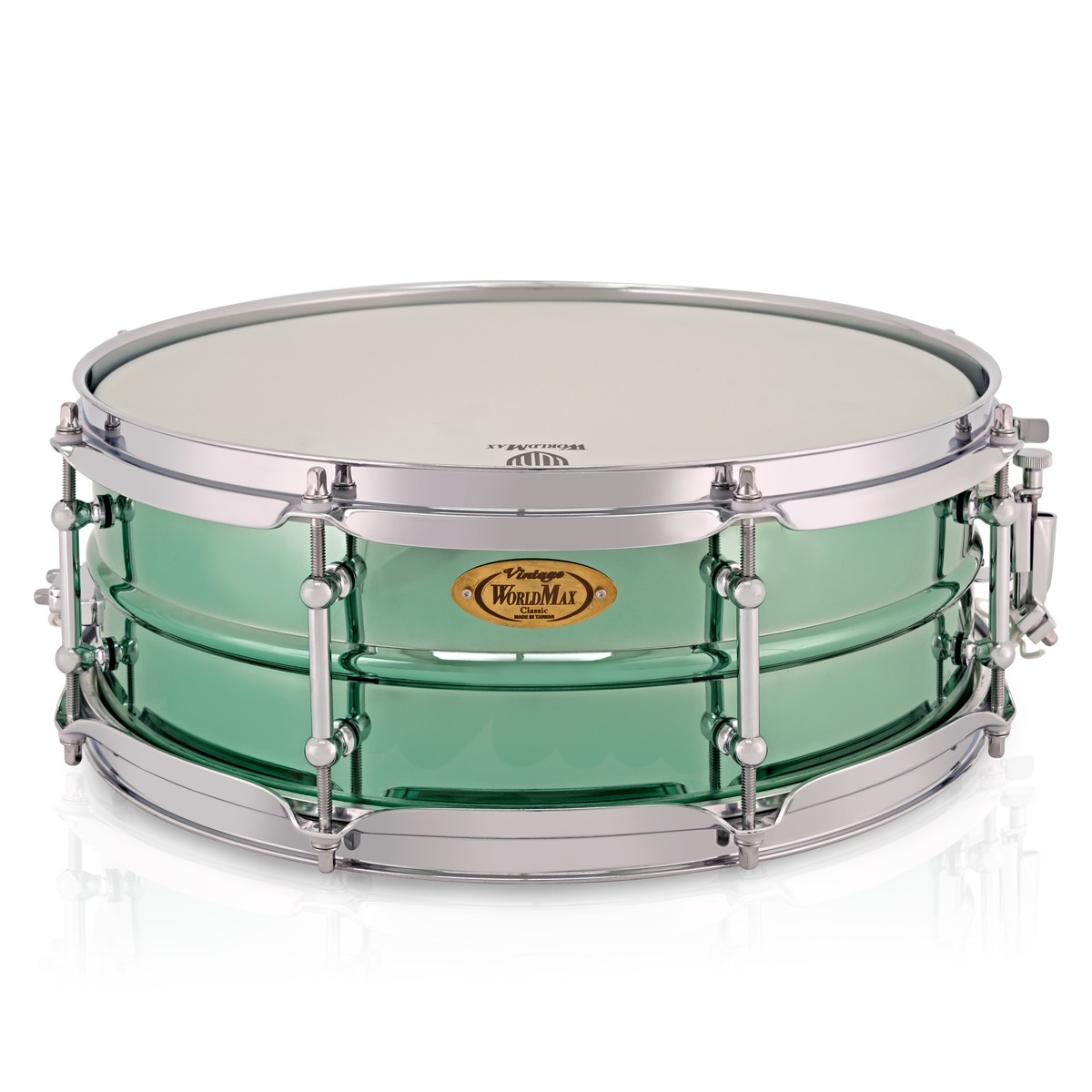 WorldMax 14 x 5 Jade Tiger Steel Snare Drum