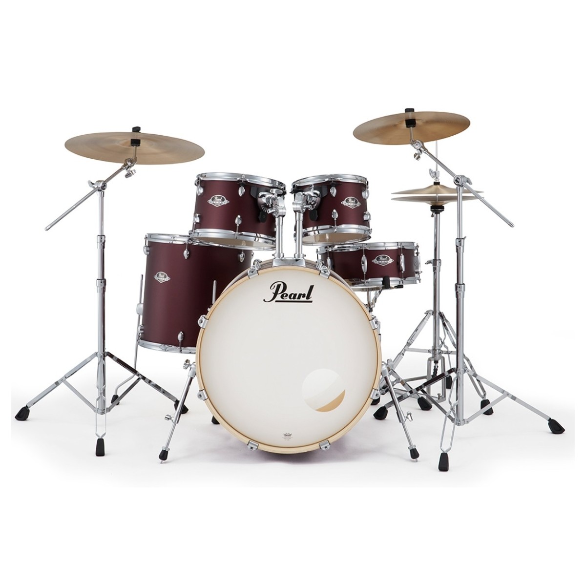 Pearl Export 22 USA Fusion Drum Kit Satin Scarlet