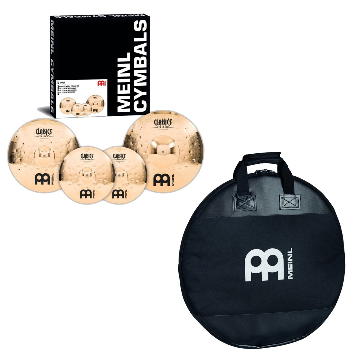Meinl Classics Custom Extreme Metal Set & Cymbal Bag