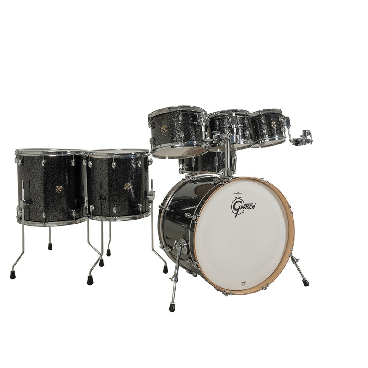 Gretsch Catalina Maple 22" 7pc Shell Pack Black Stardust