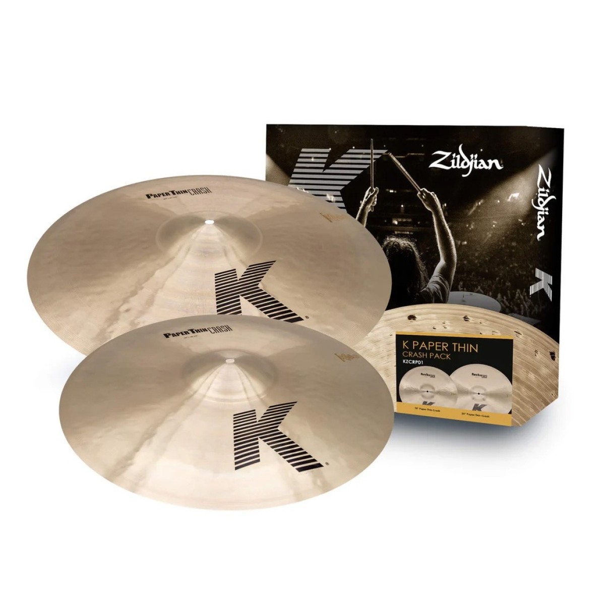 Zildjian K Paper Thin Crash Pack