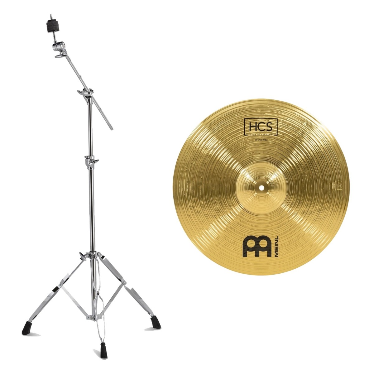 Meinl HCS 18 Crash-Ride Cymbal & Gretsch Explorer Series Boom Cymbal Stand