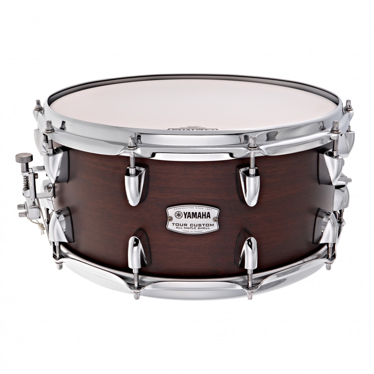 Yamaha Tour Custom 14 x 6.5 Snare Drum Chocolate Satin