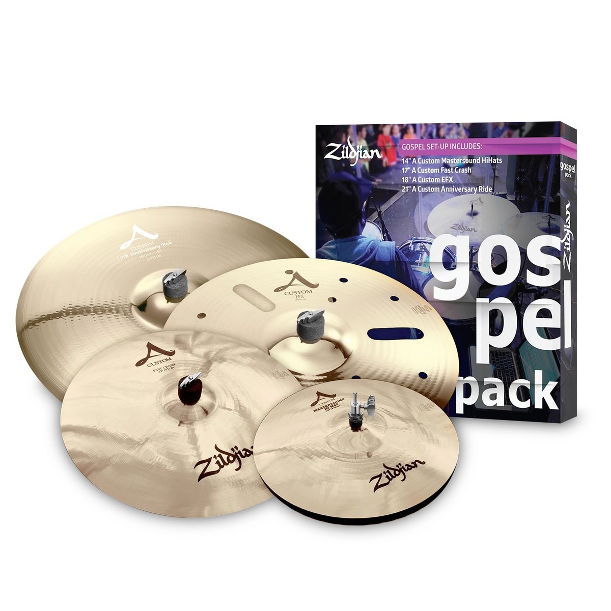 Zildjian A Custom Gospel Pack Cymbal Set