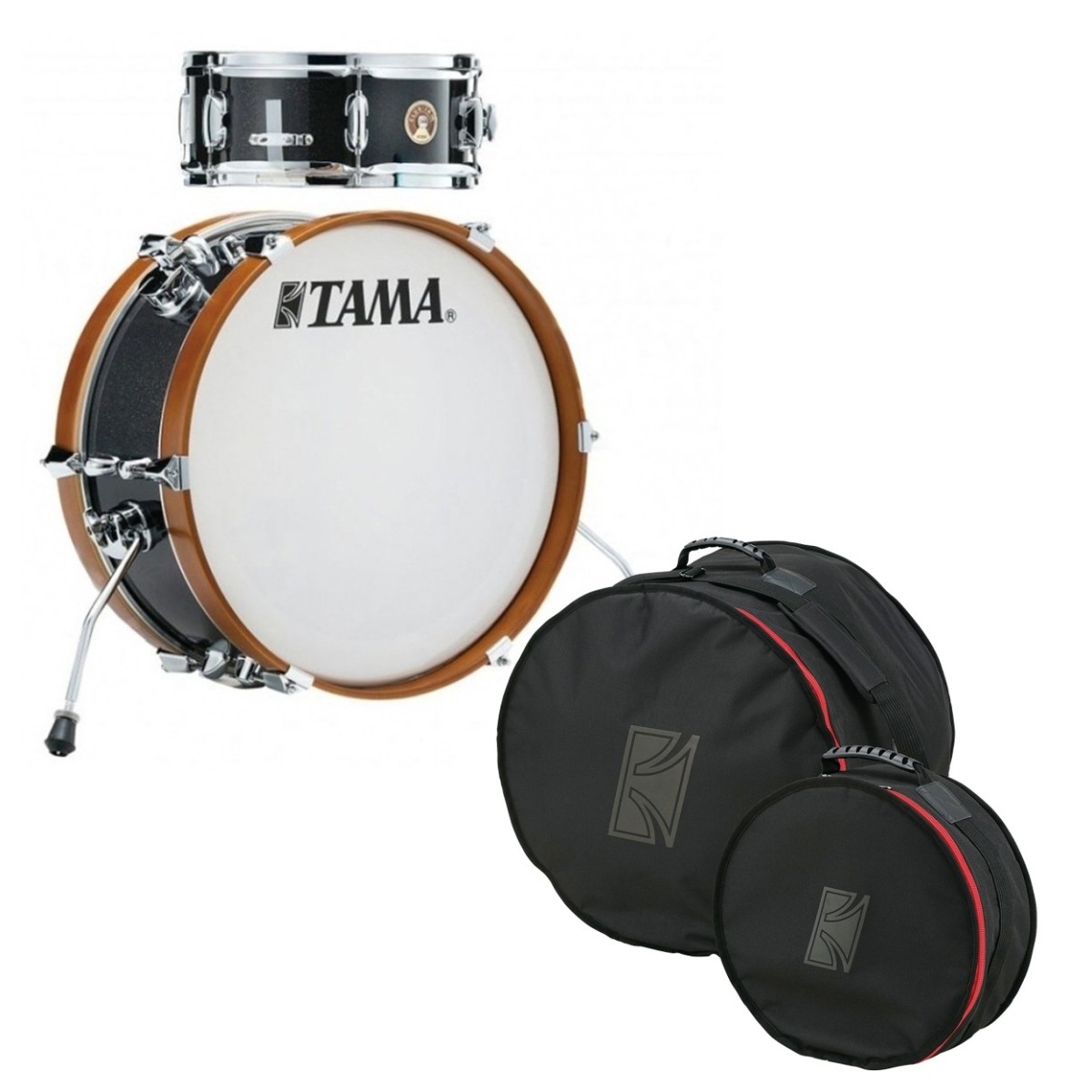 Tama Club-JAM Mini Shell Pack with Bag Set Charcoal Mist