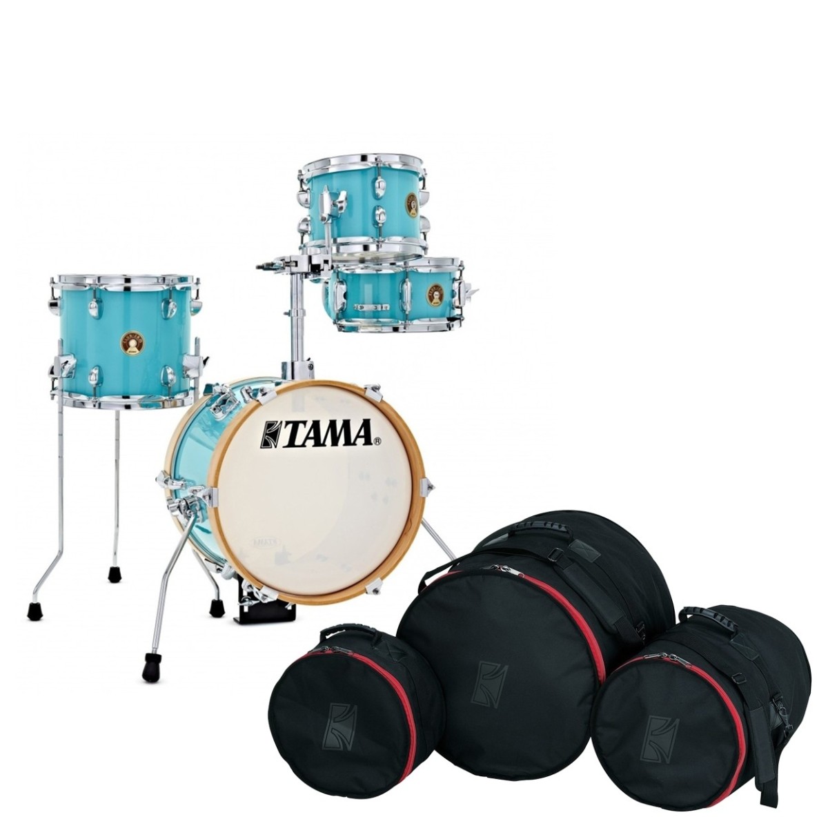 Tama Club-JAM 14" Flyer Shell Pack with Bag Set Candy Apple Mist