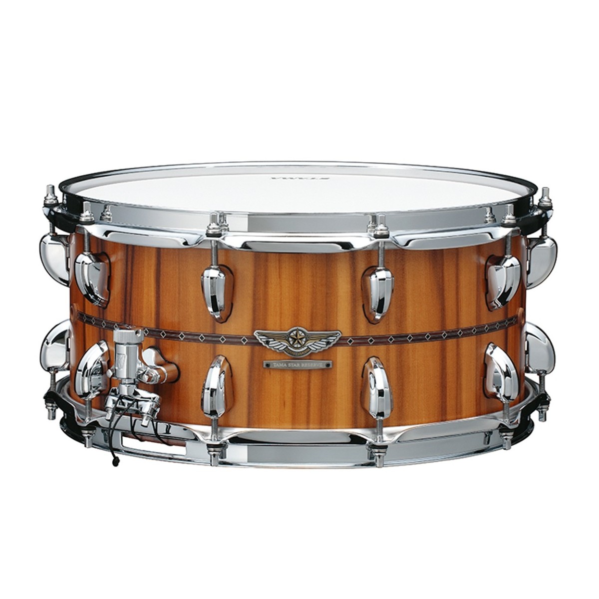Tama Star Reserve G-Mahogany 14" x 6.5" Snare Drum Satin Natural Tineo
