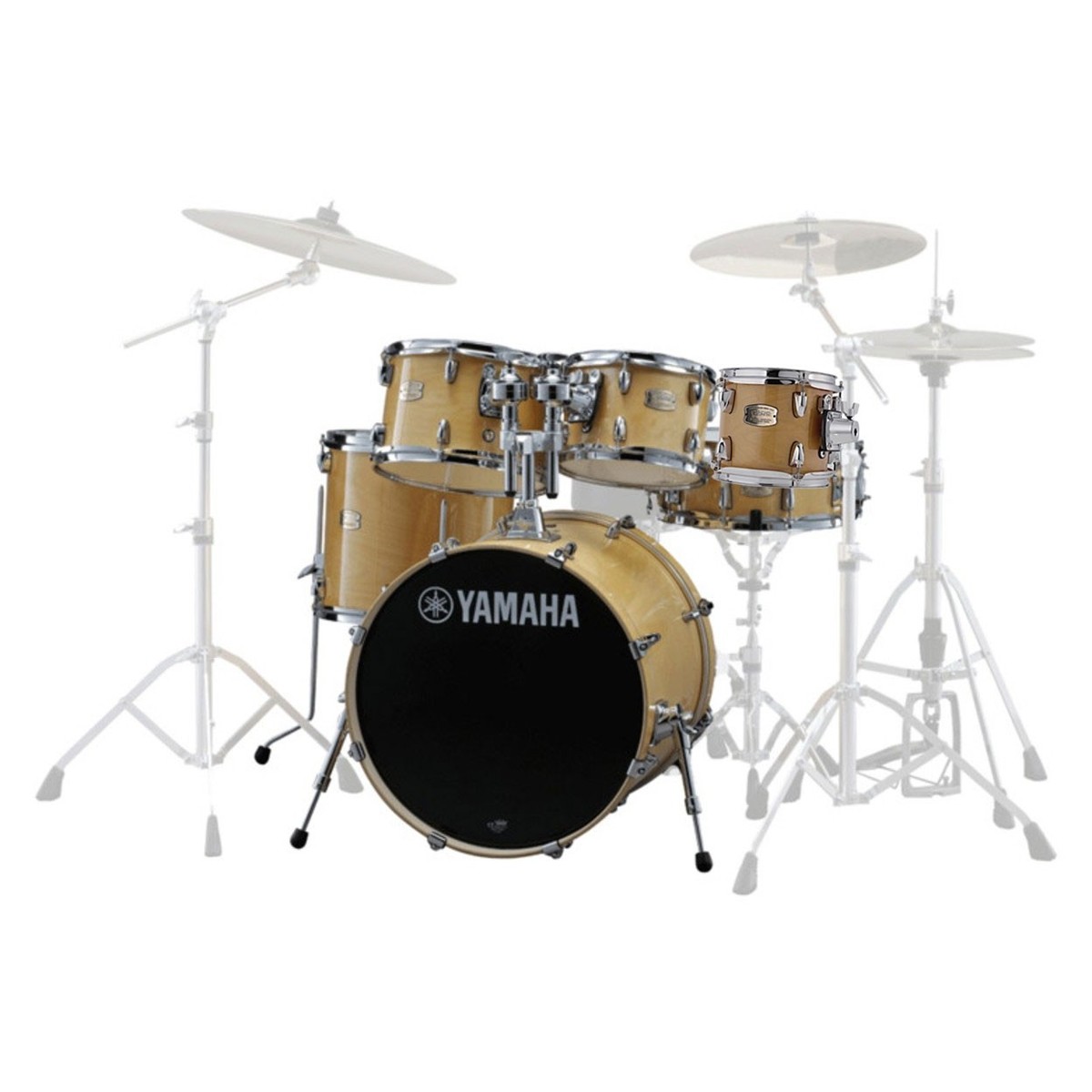 Yamaha Stage Custom Birch 22 6pc Shell Pack Natural Wood