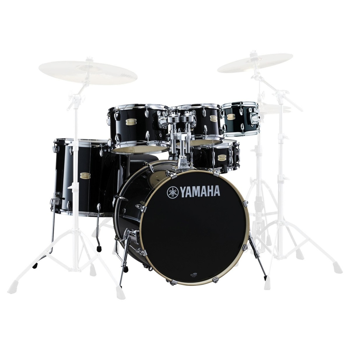 Yamaha Stage Custom Birch 22 6pc Shell Pack Raven Black
