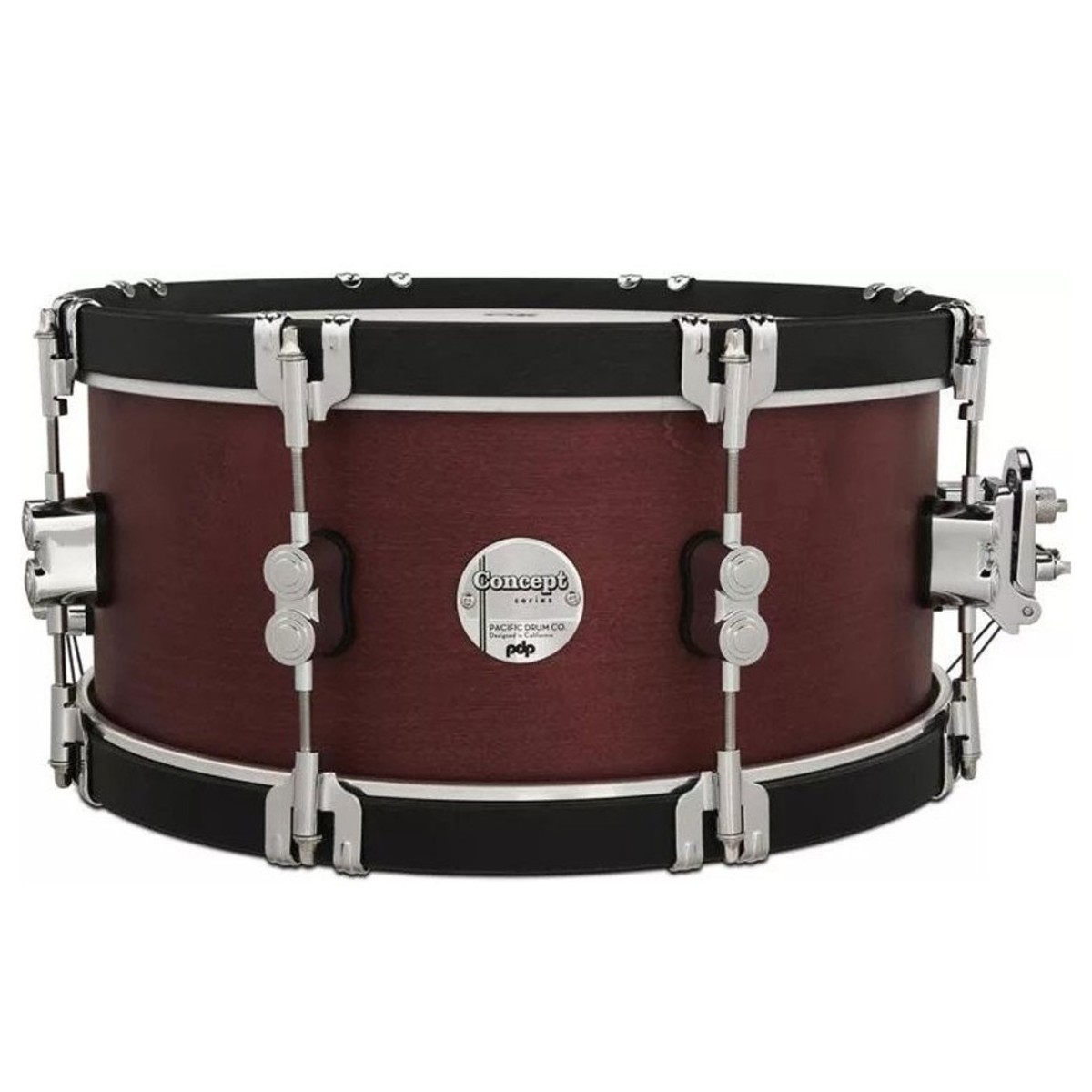 PDP by DW Concept Classic 14 x 6.5" Snare Ox Blood/Ebony Hoops