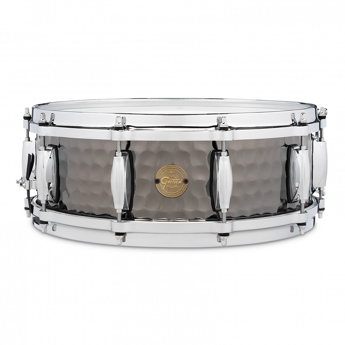 Gretsch Full Range 14 x 5" Hammered Black Steel Snare Drum