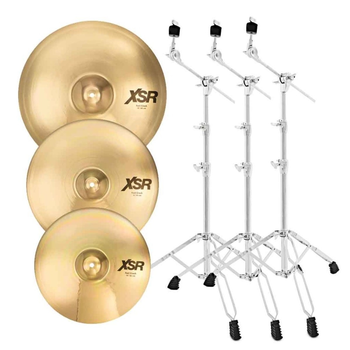 Sabian XSR Crash Set with Stands