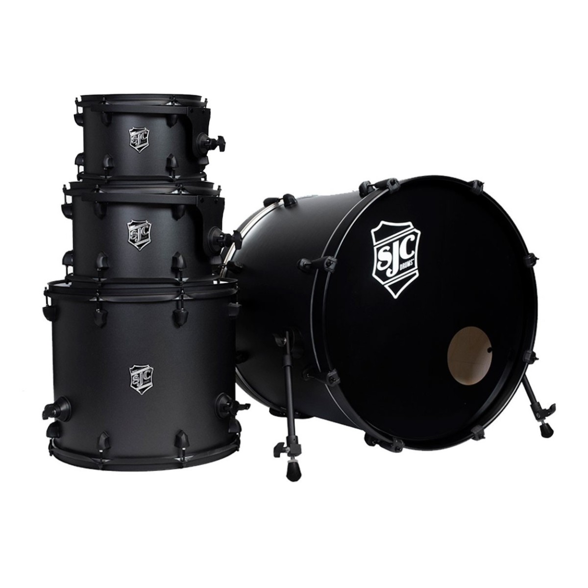 SJC Drums Pathfinder 4pc Shell Pack Galaxy Grey