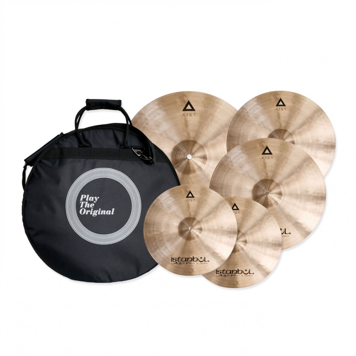 Istanbul Agop XIST Cymbal Set with Free 18 Crash and Bag