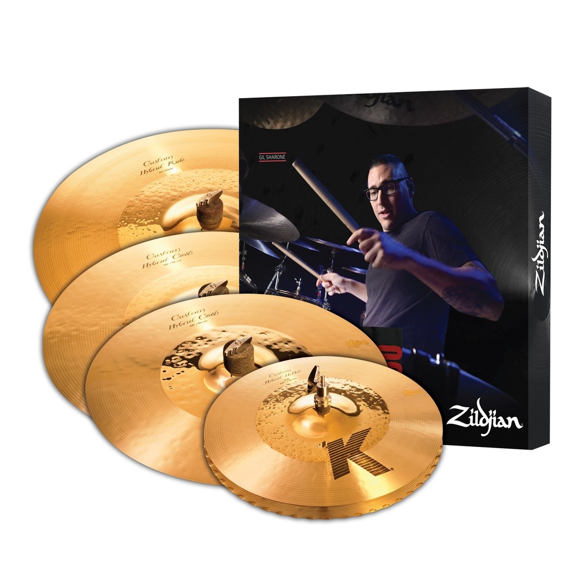 Zildjian K Custom Hybrid Cymbal Box Set with Free 18 Crash
