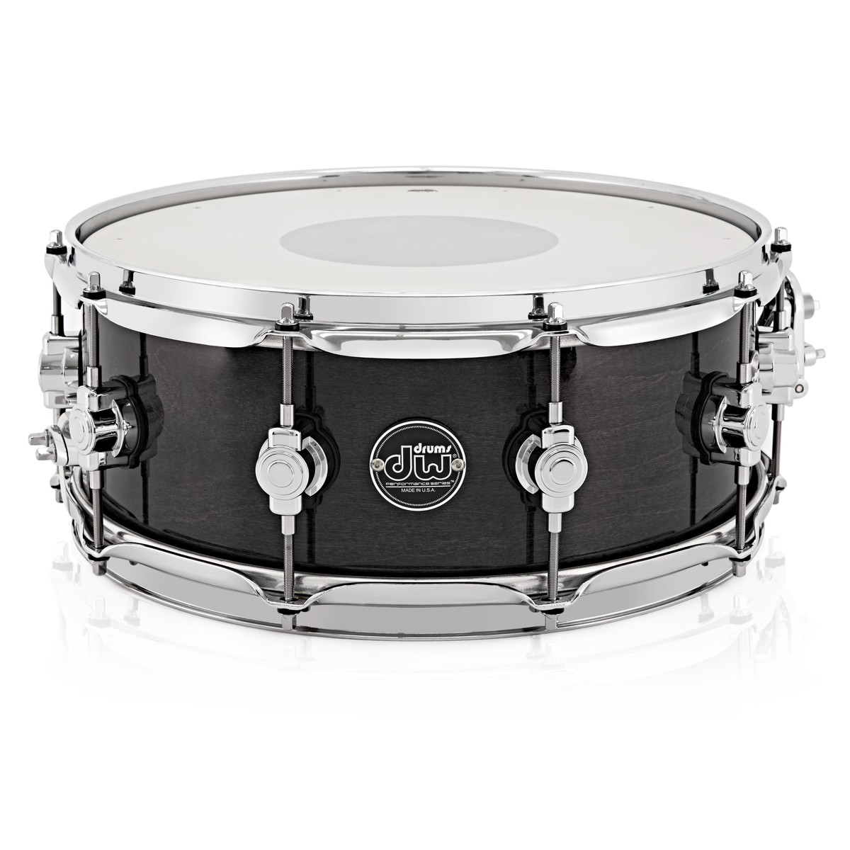 DW Drums Performance Series 14" x 6.5" Snare Drum Ebony Stain
