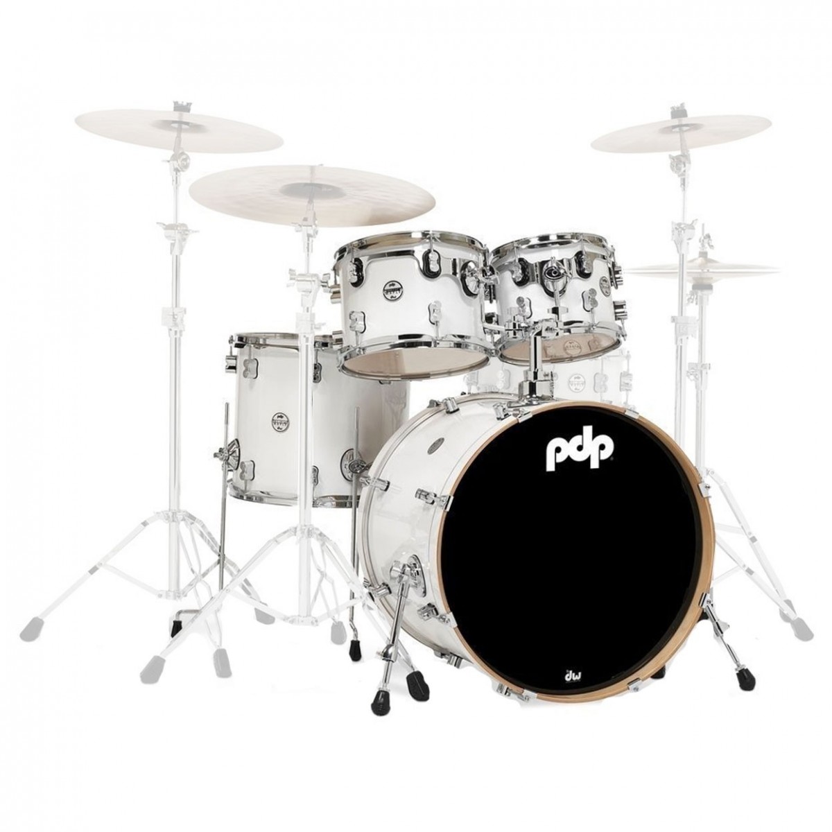 PDP Concept Maple 4pc Shell Pack Pearlescent White